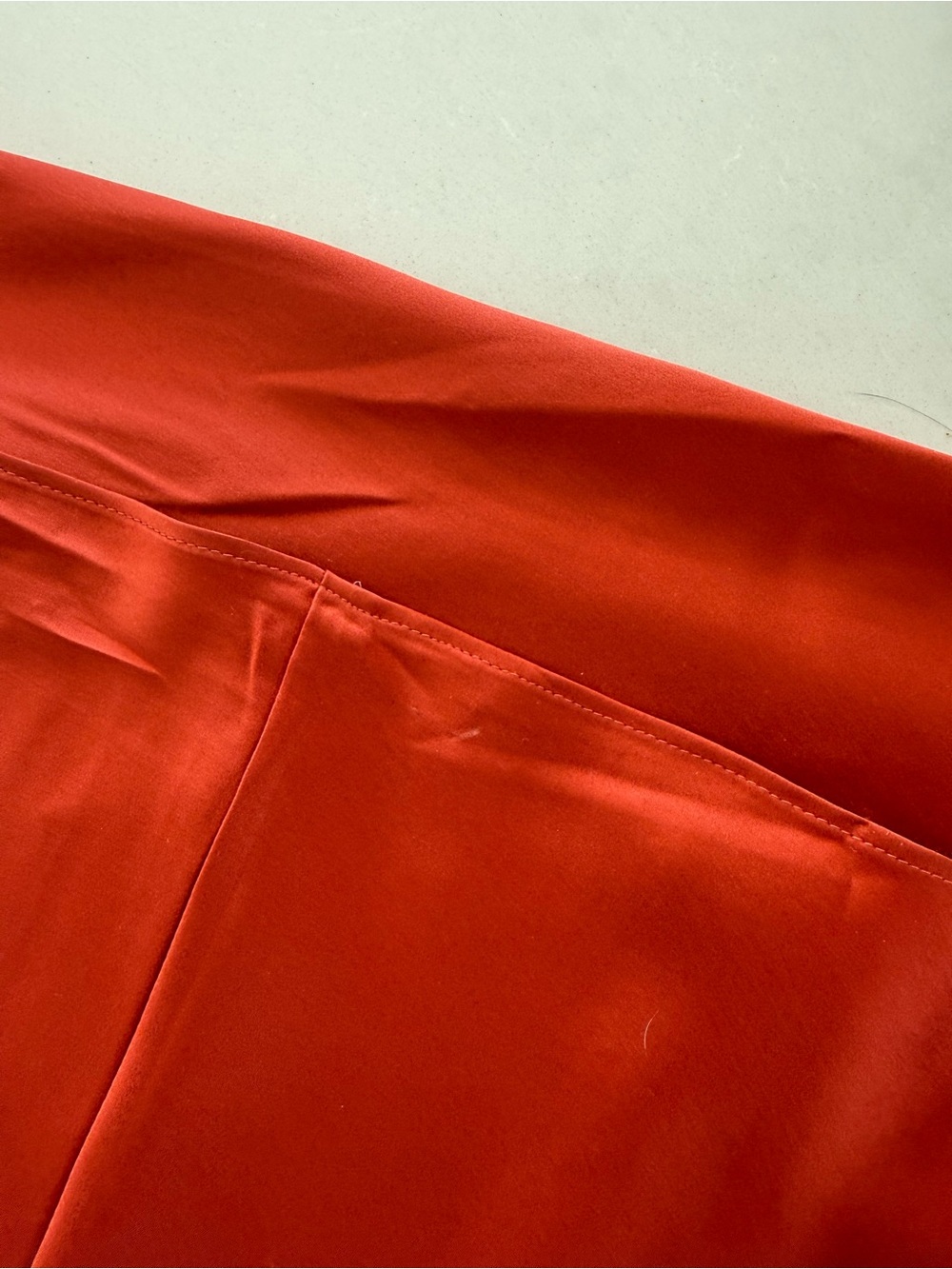 Reformation Jillian Silk Dress in Chili Mango - Picture 6 of 6